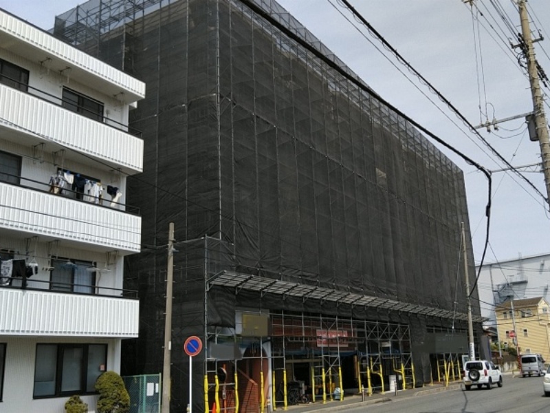 7階建て店舗付き賃貸マンション大規模修繕工事